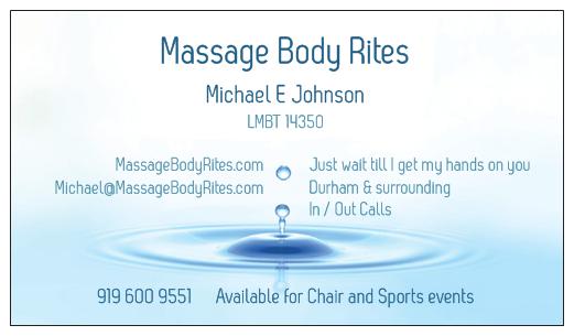 Michael Johnson Business Card